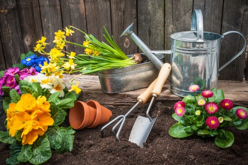 Beautiful landscaped garden created by Landscapers Hendon